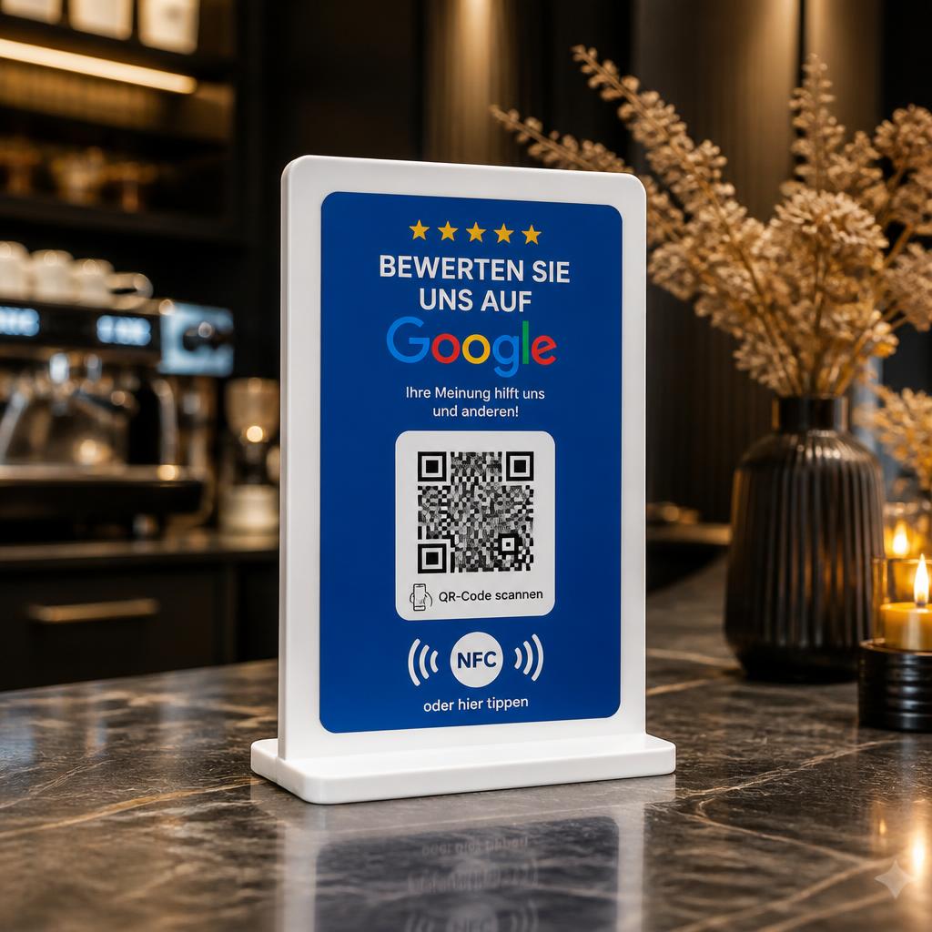 NFC-Aufsteller (Weiß)